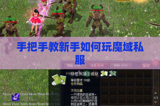 手把手教新手如何玩魔域私服 手把手教新手如何玩魔域私服