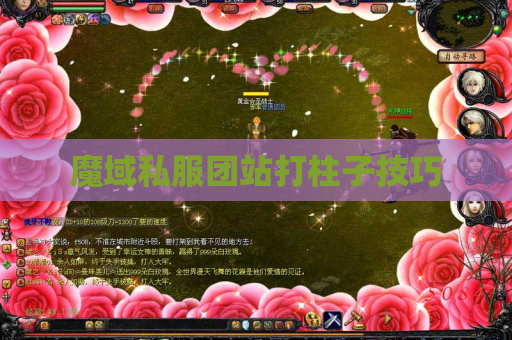 魔域私服团站打柱子技巧 魔域私服团站打柱子技巧