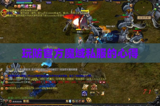玩防官方魔域私服的心得 玩防官方魔域私服的心得